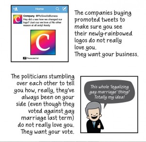 corporations and politicians don't love you